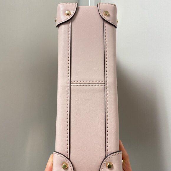 Michael Kors Theodora Small Zip Trunk Crossbody in Powder Blush - Picture 4 of 12
